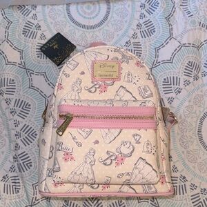 NWT LOUNGEFLY DISNEY BELLE BEAUTY AND THE BEAST